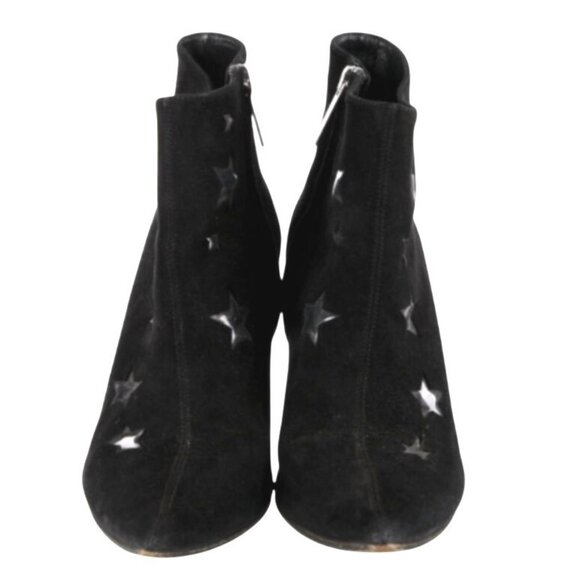 $895 TAMARA MELLON Jimmy Choo Astrid Star 3" Heel Ankle Boots 5 Suede Booties - Picture 2 of 10